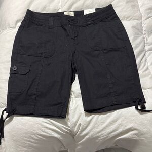 Black Cargo Shorts